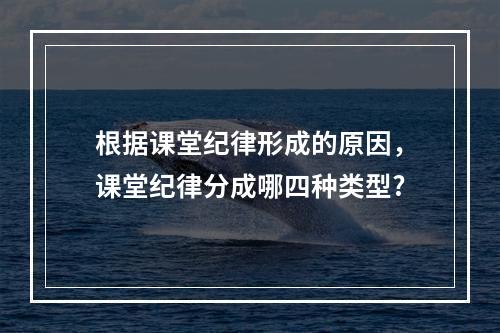 根据课堂纪律形成的原因，课堂纪律分成哪四种类型?