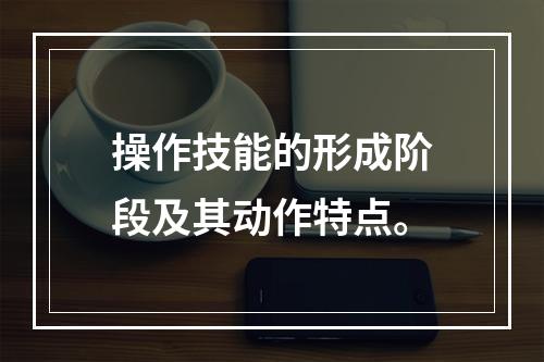 操作技能的形成阶段及其动作特点。