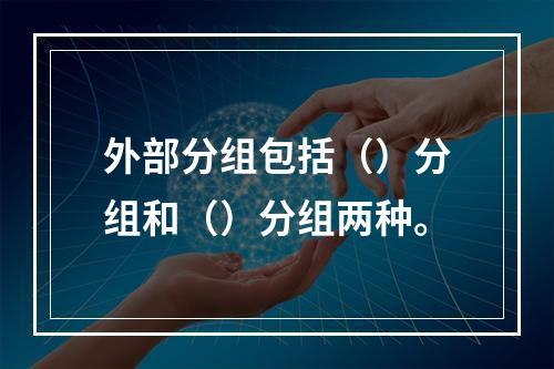 外部分组包括（）分组和（）分组两种。