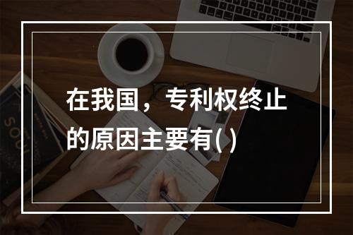 在我国，专利权终止的原因主要有( )