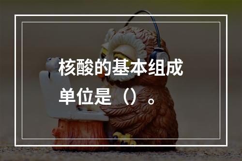 核酸的基本组成单位是（）。