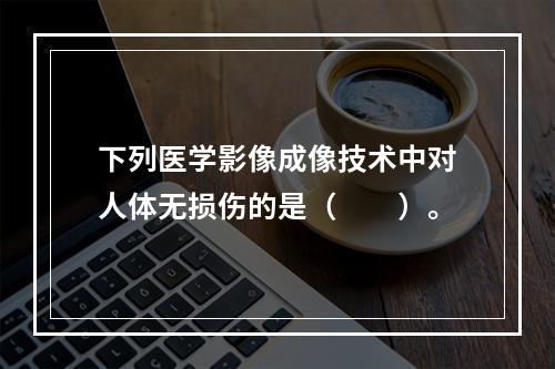 下列医学影像成像技术中对人体无损伤的是（　　）。