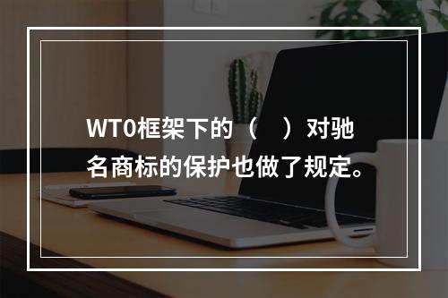 WT0框架下的（　）对驰名商标的保护也做了规定。