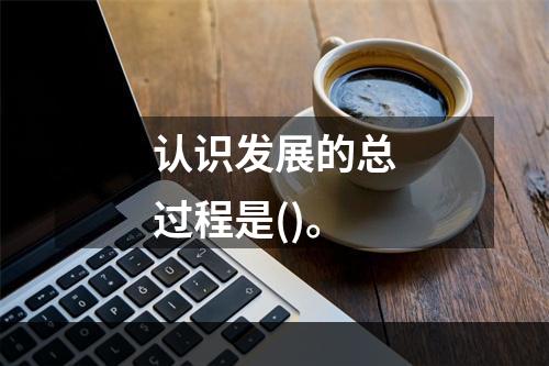 认识发展的总过程是()。