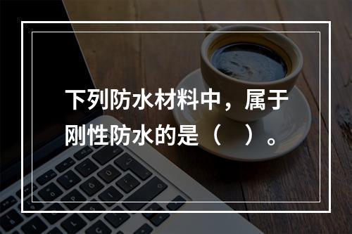 下列防水材料中，属于刚性防水的是（　）。