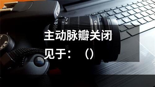 主动脉瓣关闭见于：（）