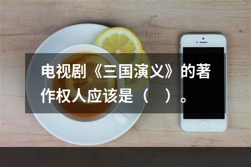 电视剧《三国演义》的著作权人应该是（　）。