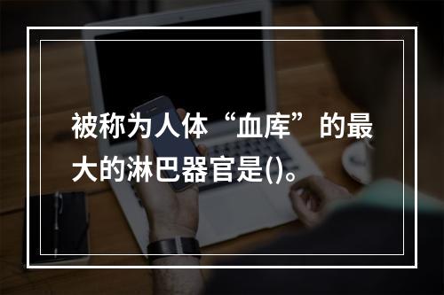 被称为人体“血库”的最大的淋巴器官是()。