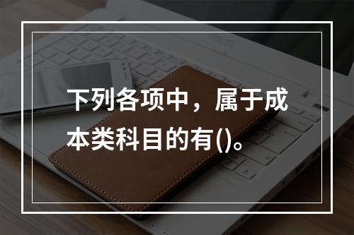 下列各项中，属于成本类科目的有()。