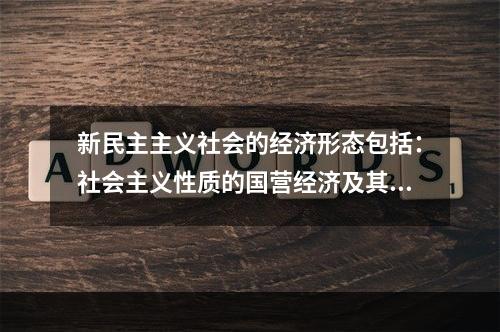 新民主主义社会的经济形态包括：社会主义性质的国营经济及其(