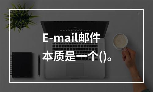 E-mail邮件本质是一个()。