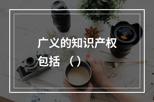 广义的知识产权包括 （ ）