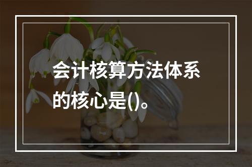 会计核算方法体系的核心是()。