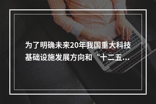 为了明确未来20年我国重大科技基础设施发展方向和“十二五”时