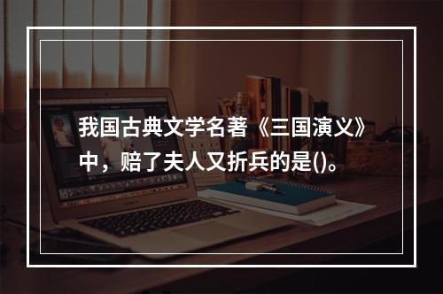 我国古典文学名著《三国演义》中，赔了夫人又折兵的是()。