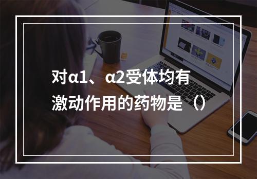 对α1、α2受体均有激动作用的药物是（）