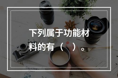 下列属于功能材料的有（　）。