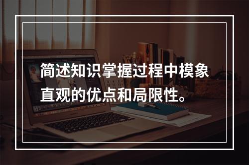 简述知识掌握过程中模象直观的优点和局限性。