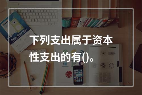 下列支出属于资本性支出的有()。