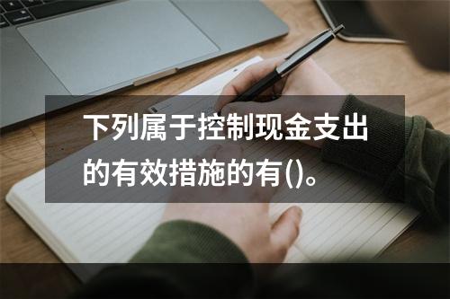 下列属于控制现金支出的有效措施的有()。