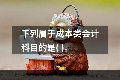 下列属于成本类会计科目的是( )。