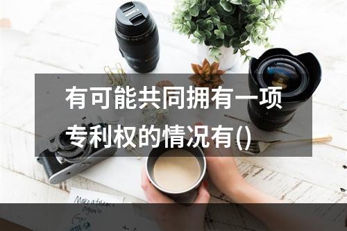 有可能共同拥有一项专利权的情况有()