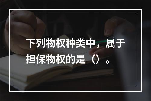 下列物权种类中，属于担保物权的是（）。