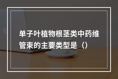 单子叶植物根茎类中药维管束的主要类型是（）