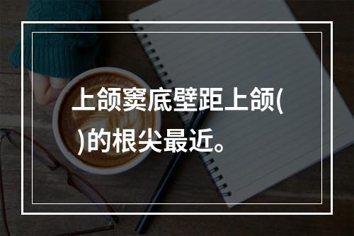 上颌窦底壁距上颌( )的根尖最近。