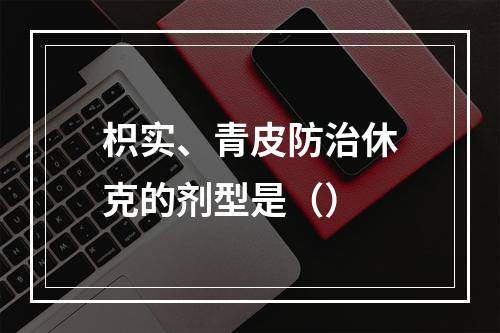 枳实、青皮防治休克的剂型是（）