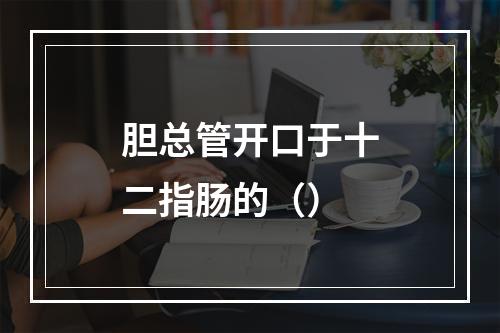 胆总管开口于十二指肠的（）