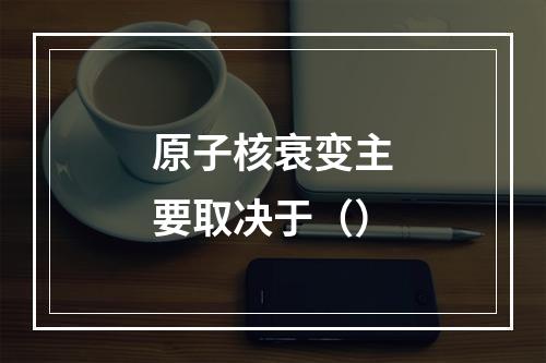 原子核衰变主要取决于（）