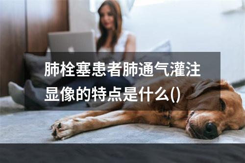 肺栓塞患者肺通气灌注显像的特点是什么()