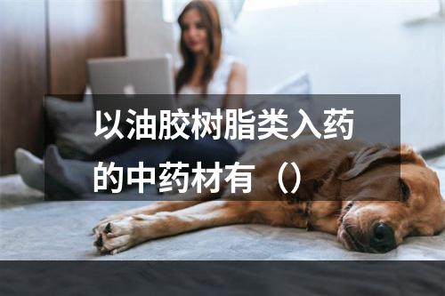 以油胶树脂类入药的中药材有（）