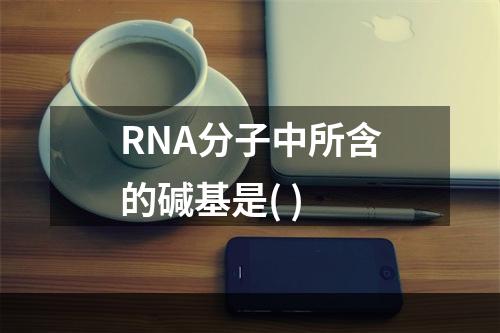 RNA分子中所含的碱基是( )