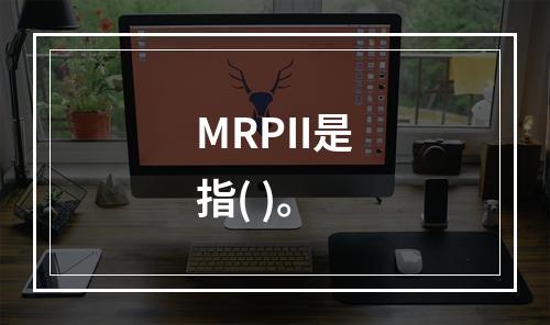 MRPII是指( )。