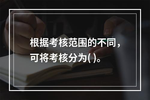 根据考核范围的不同，可将考核分为( )。