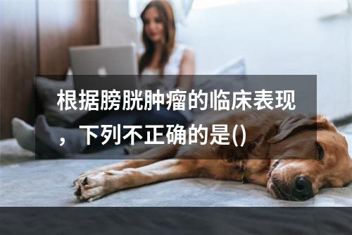 根据膀胱肿瘤的临床表现，下列不正确的是()