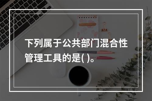 下列属于公共部门混合性管理工具的是( )。