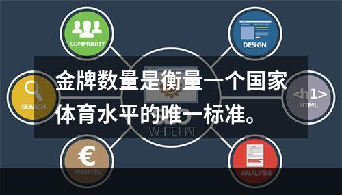 金牌数量是衡量一个国家体育水平的唯一标准。