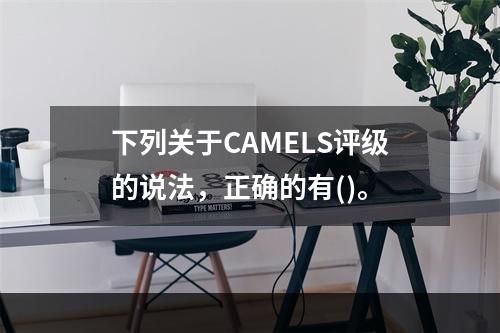 下列关于CAMELS评级的说法，正确的有()。