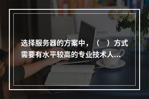 选择服务器的方案中，（　）方式需要有水平较高的专业技术人员