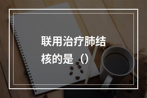 联用治疗肺结核的是（）