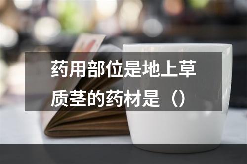 药用部位是地上草质茎的药材是（）