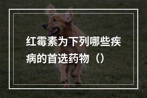 红霉素为下列哪些疾病的首选药物（）