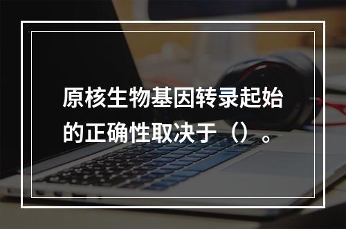 原核生物基因转录起始的正确性取决于（）。