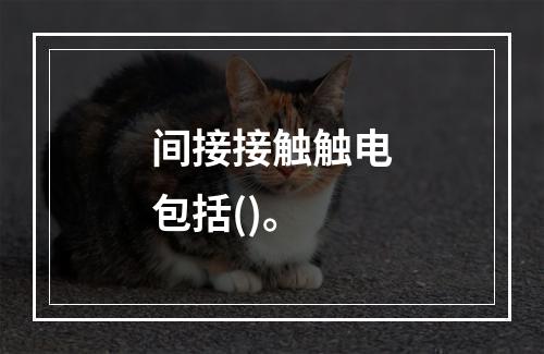 间接接触触电包括()。