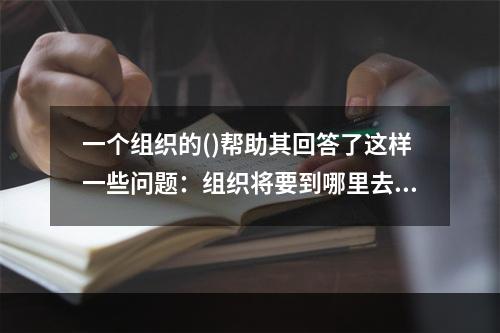 一个组织的()帮助其回答了这样一些问题：组织将要到哪里去竞争