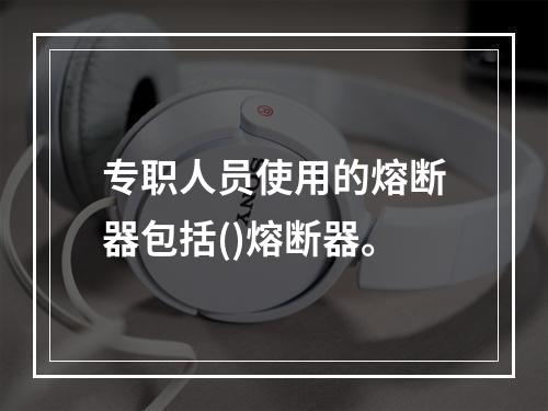 专职人员使用的熔断器包括()熔断器。