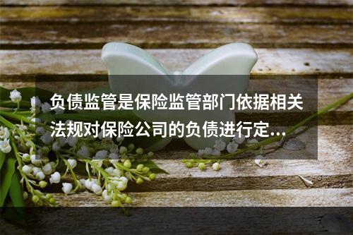 负债监管是保险监管部门依据相关法规对保险公司的负债进行定期监